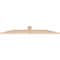 Ekena Millwork Portland Smooth Timber Gable Bracket, Douglas Fir, 48"W x 8"H x 1 1/2"D x 3 1/2"F, 4/12 Pitch GBW048X08X0204POR00SDF - alternate 4